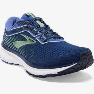COPY - blue and purple ghost 12 womens Brooks running shoes size 8